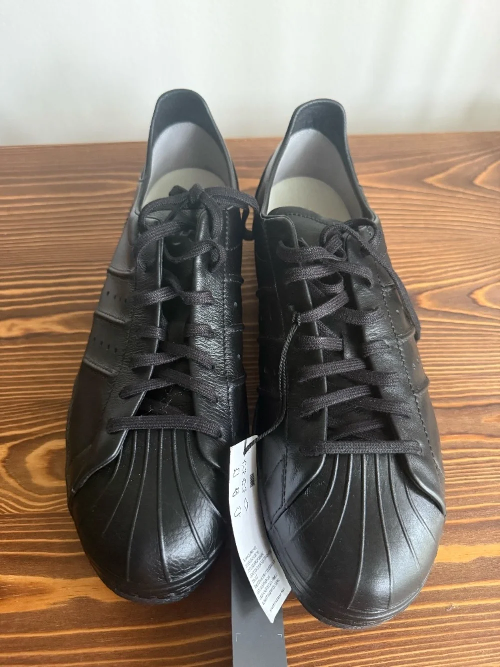 Adidas Y3 Superstar ‘Triple Black’ Low Shoes Yohji Yamamoto IE3237 Men Size 12
